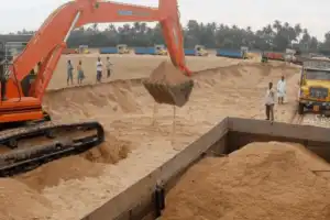 34 Vehicles Seized Over Illegal Sand Transport Produced in Kilinochchi Court