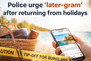 Police issue warning on social media use during New Year holidays