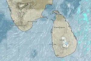 Southwest Monsoon Strengthens Across Sri Lanka; Heavy Rains and Strong Winds Expected