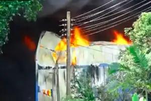 Five Killed in Fire at Helmet Manufacturing Factory in Homagama Industrial Zone