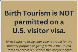 U.S. Embassy Warns: Tourist Visas May Be Denied for Birth Tourism