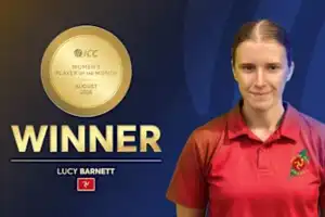 Lucy Barnett Named ICC Women’s Player of the Month