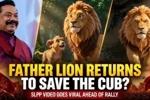 Lion-Themed Video Draws Attention Ahead of Mahinda Rajapaksa’s Anuradhapura Rally Appearance